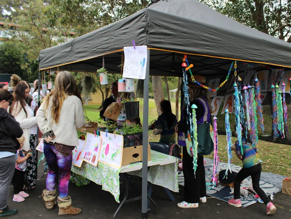 Engaging with Youth at Nimbin Central School’s Market Day