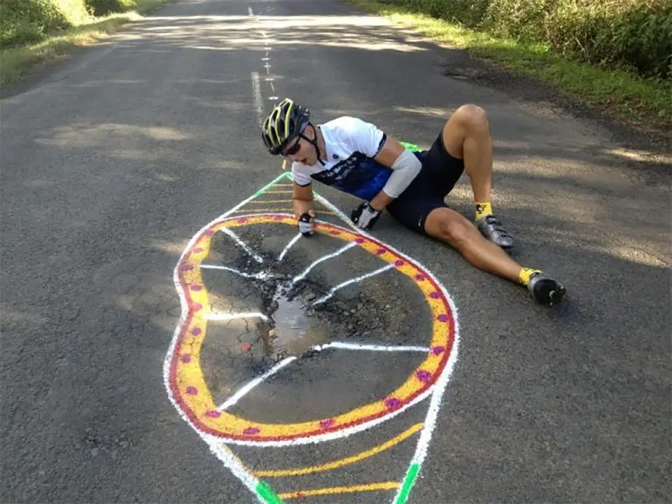 Celebrating Nimbin’s Pothole Painter